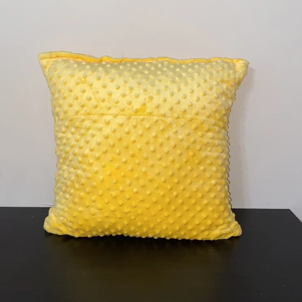 Golden Yellow 3pcs Accent Pillows 18X18 16X12 - Picture 2 of 5